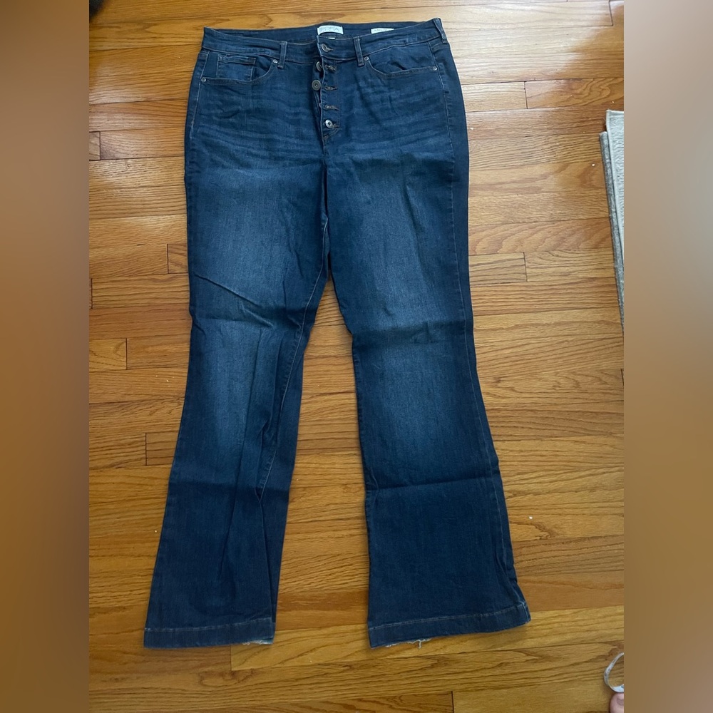 Sofia by Sofia Vergara Dark Indigo Flare Jeans